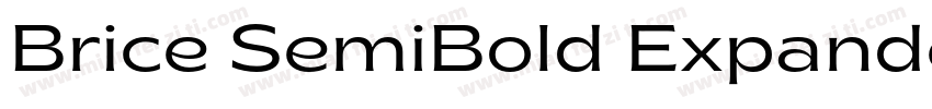 Brice SemiBold Expanded字体转换